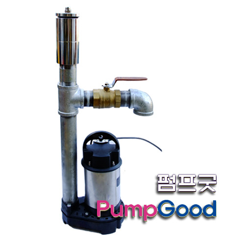 트럼펫 분수세트(수중펌프(1/2마력)+트럼펫(50A)+배관),분수세트,연못분수,가정용분수,실내외분수/펌프전선연장(15M)옵션선택